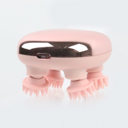 Rechargeable Cordless Scalp Massager Handheld Head Massager with Kneading Function JA-H1